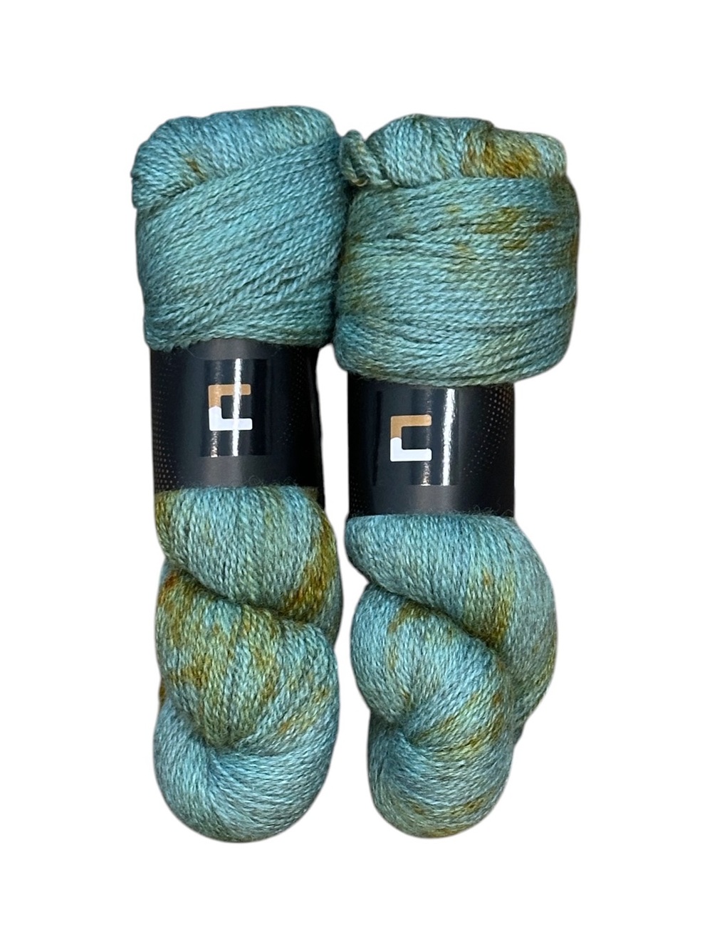 Dyed by Delz Les Garcons British 4-Ply BFL/Masham Wool Yarn 2 Skeins Blue